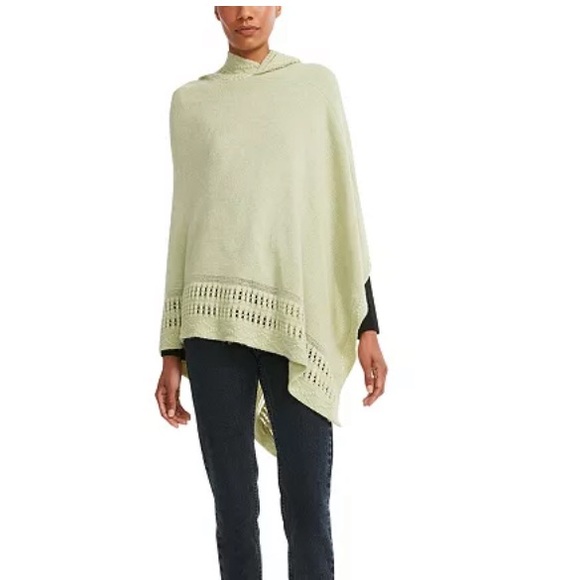 ORANGE/RED/BROWNISH Steve Madden Poncho - Picture 2 of 3